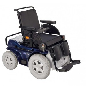 Silla de ruedas electrónica de exterior con tracción delantera